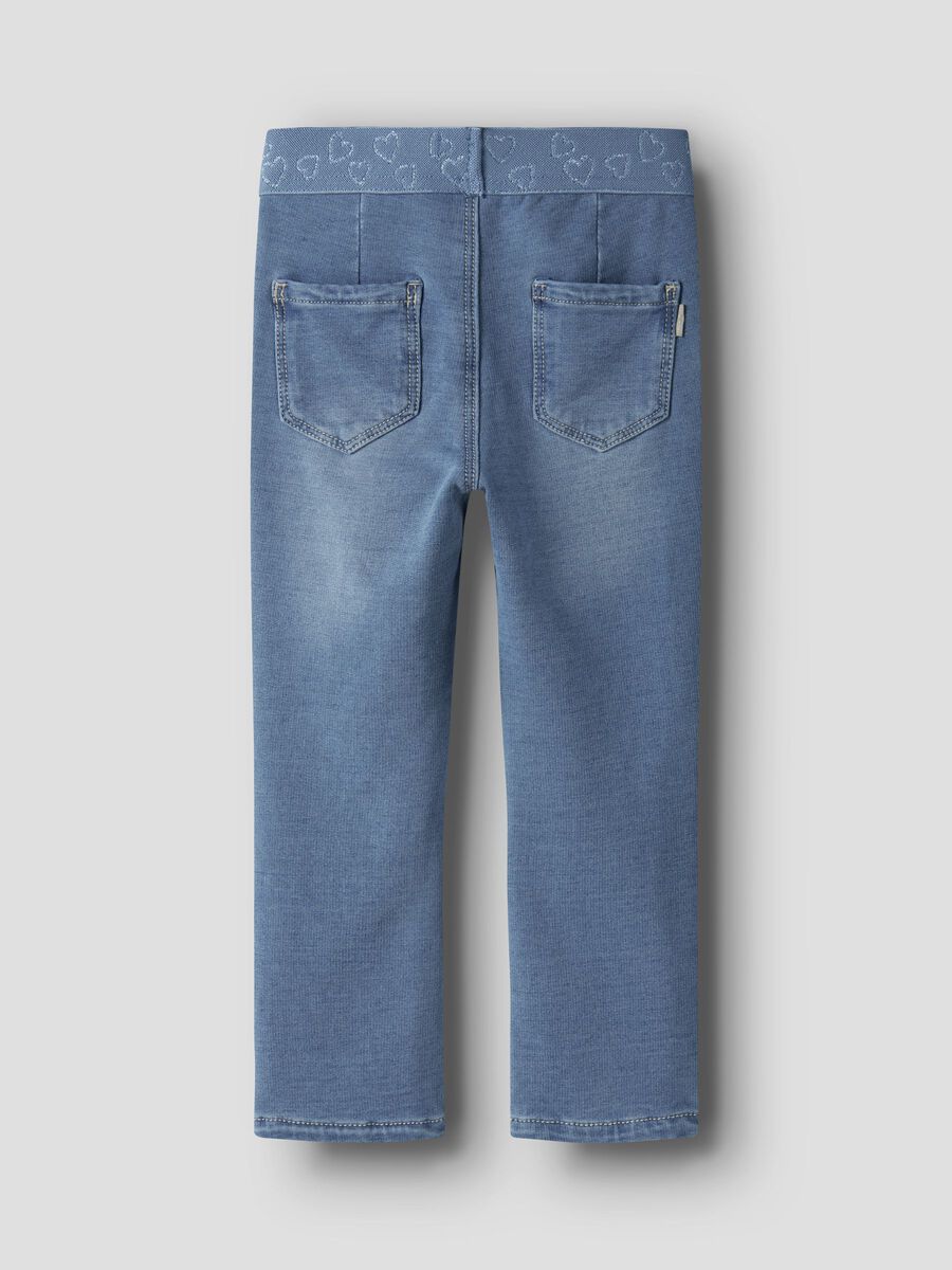 Carousel image - SLIM FIT SWEAT JEANS, Medium Blue Denim | 4