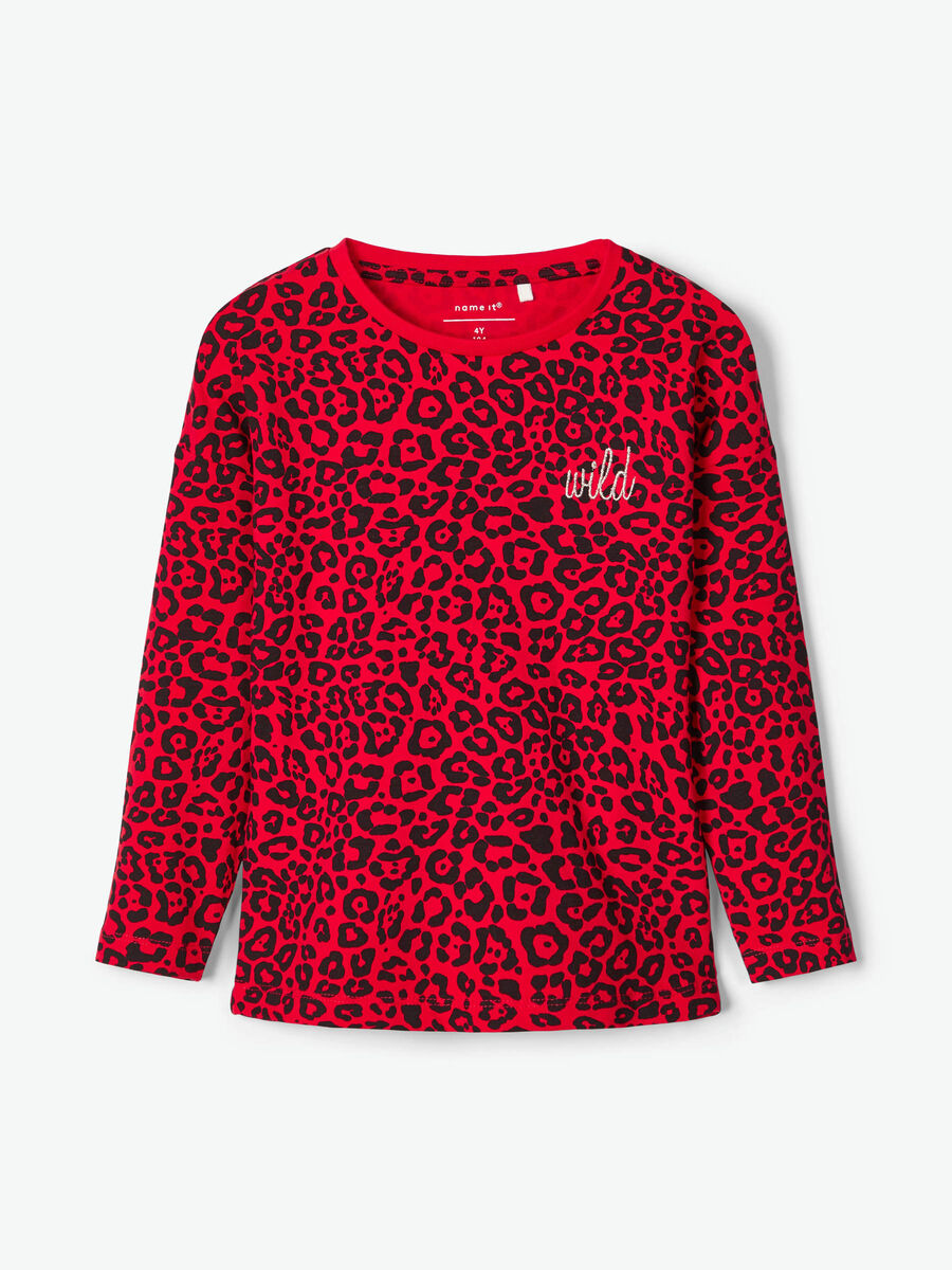 Name it IMPRIMÉ ANIMALIER T-SHIRT À MANCHES LONGUES, High Risk Red, highres - 13173061_HighRiskRed_003.jpg