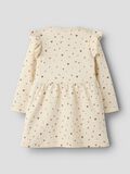 Product image thumbnail - PRINTED LONG SLEEVED DRESS, Almond Milk | 4