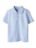 Product image thumbnail - &Oslash;KOLOGISK BOMULD POLO, Chambray Blue | 5