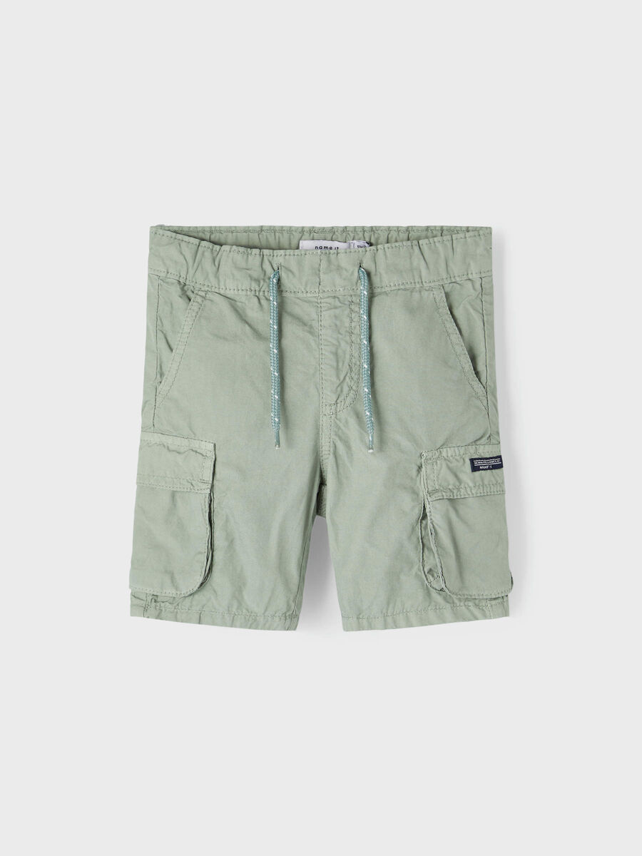 Name it REGULAR FIT CARGO SHORTS, Iceberg Green, highres - 13198614_IcebergGreen_003.jpg