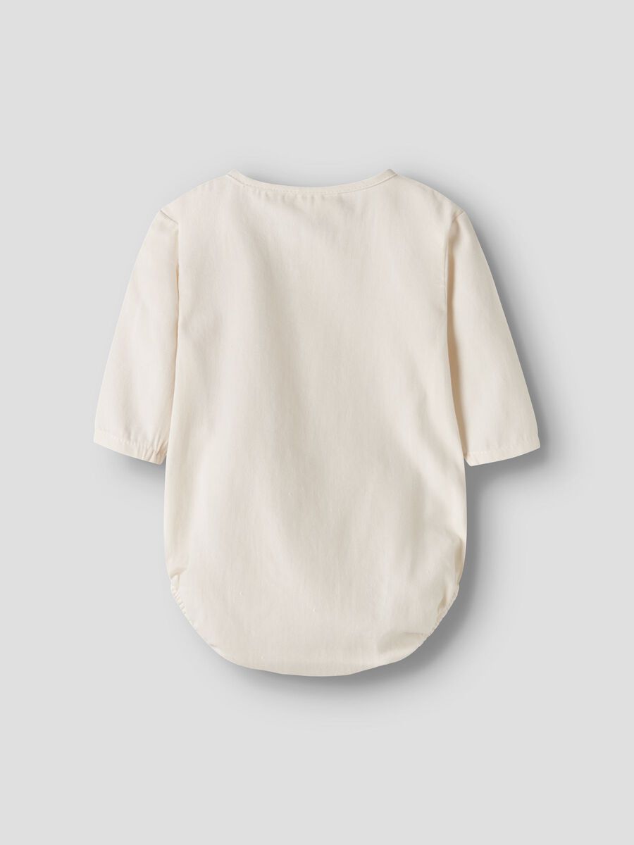 Product carousel image 2 ORGANIC COTTON ROMPER, Turtledove