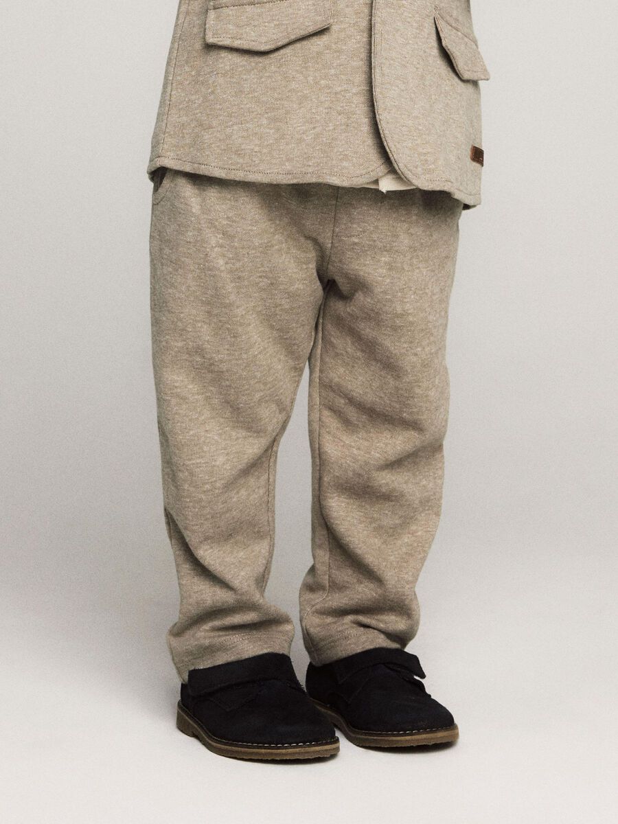 name it REGULAR FIT SWEAT PANTS, Pure Cashmere, highres - 13241282_PureCashmere_1175523_008.jpg