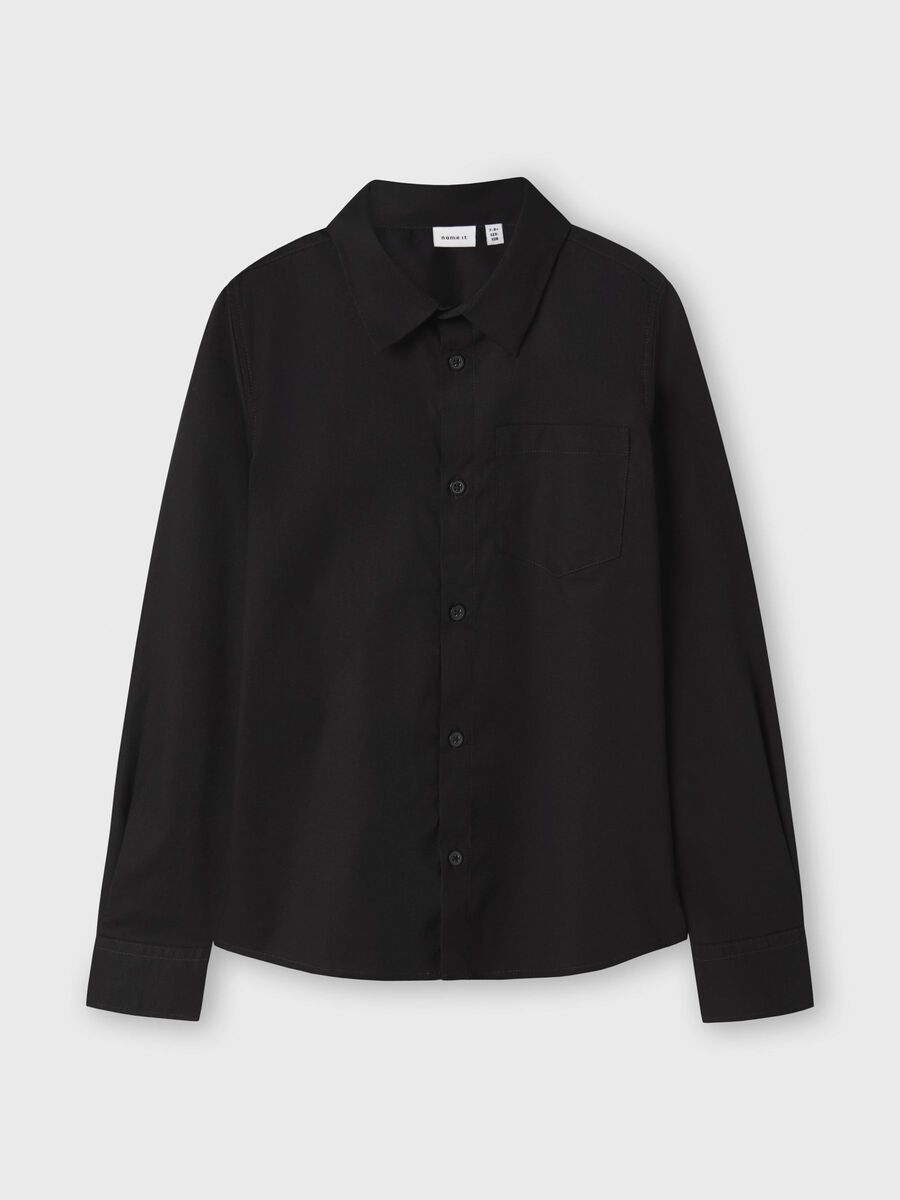 Name it LONG SLEEVED SHIRT, Black, highres - 13235630_Black_003.jpg