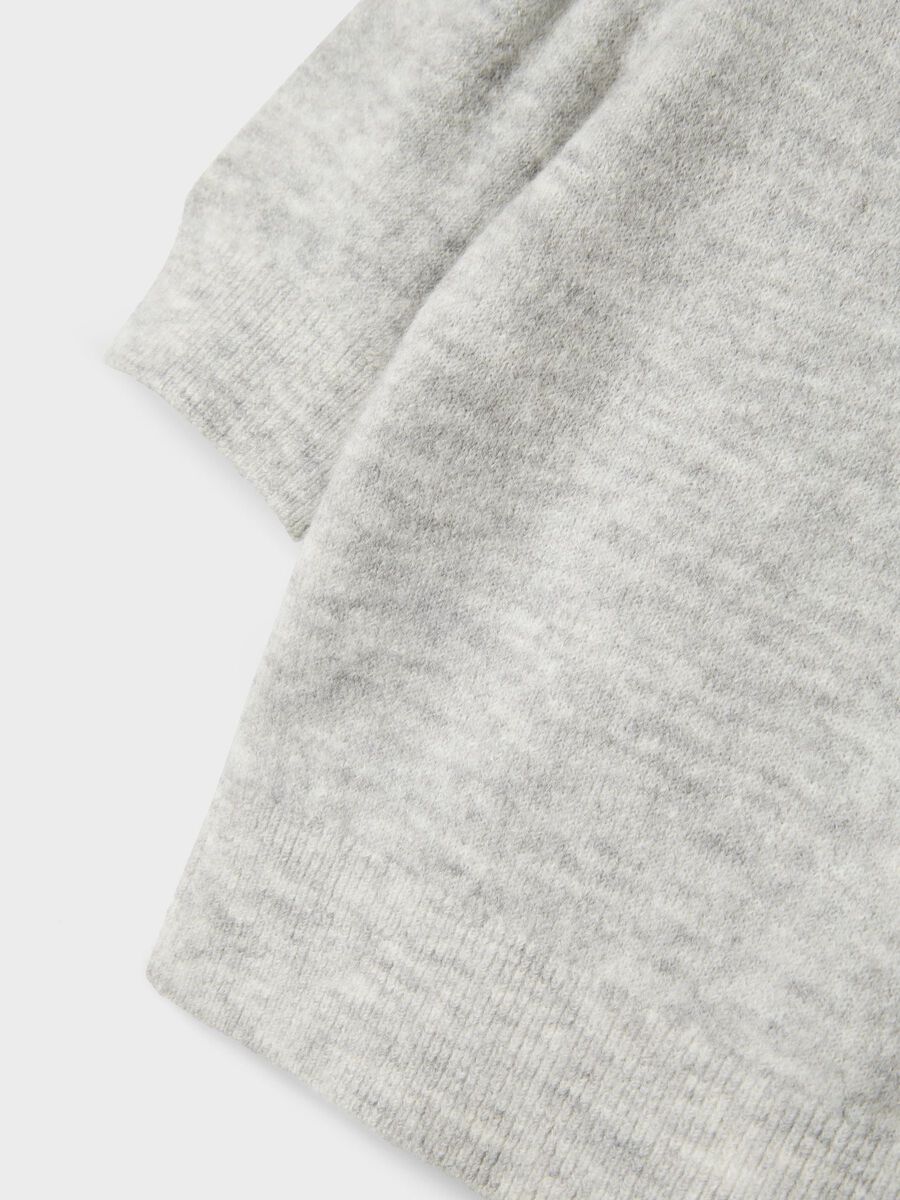 name it MANCHES COURTES PULL EN MAILLE, Light Grey Melange, highres - 13241433_LightGreyMelange_1175739_005.jpg