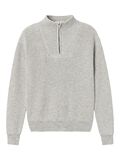 name it LANGÆRMET STRIKTRØJE, Grey Melange, highres - 13235412_GreyMelange_001.jpg