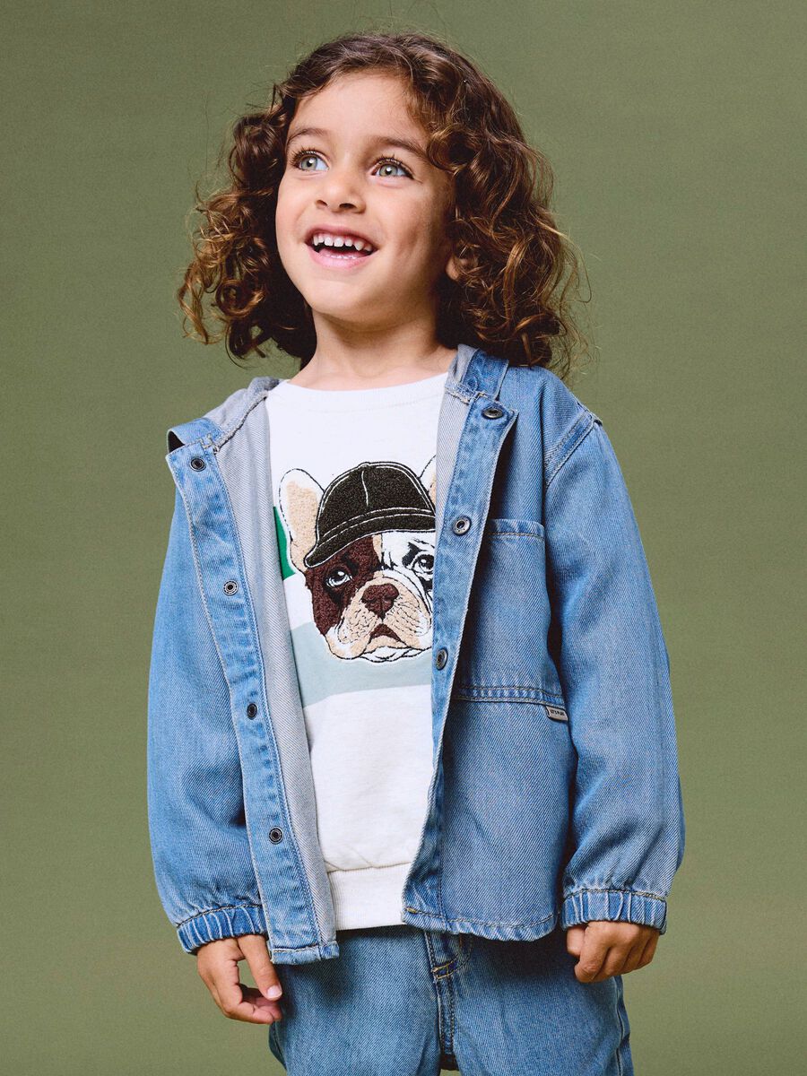 Carousel image 2 REGULAR FIT SWEATSHIRT, Peyote Melange