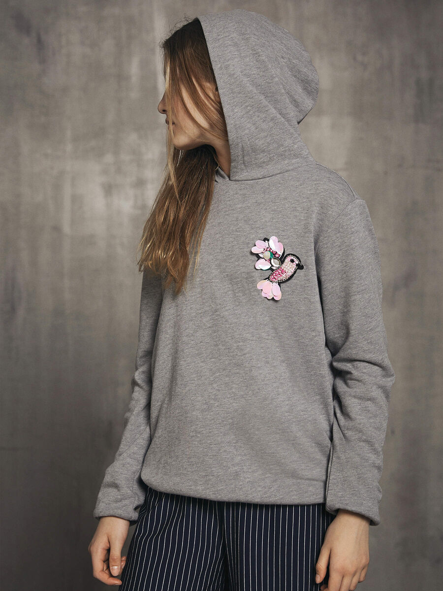 Name it PAILLETTEN SWEATSHIRT, Grey Melange, highres - 13161850_GreyMelange_003.jpg