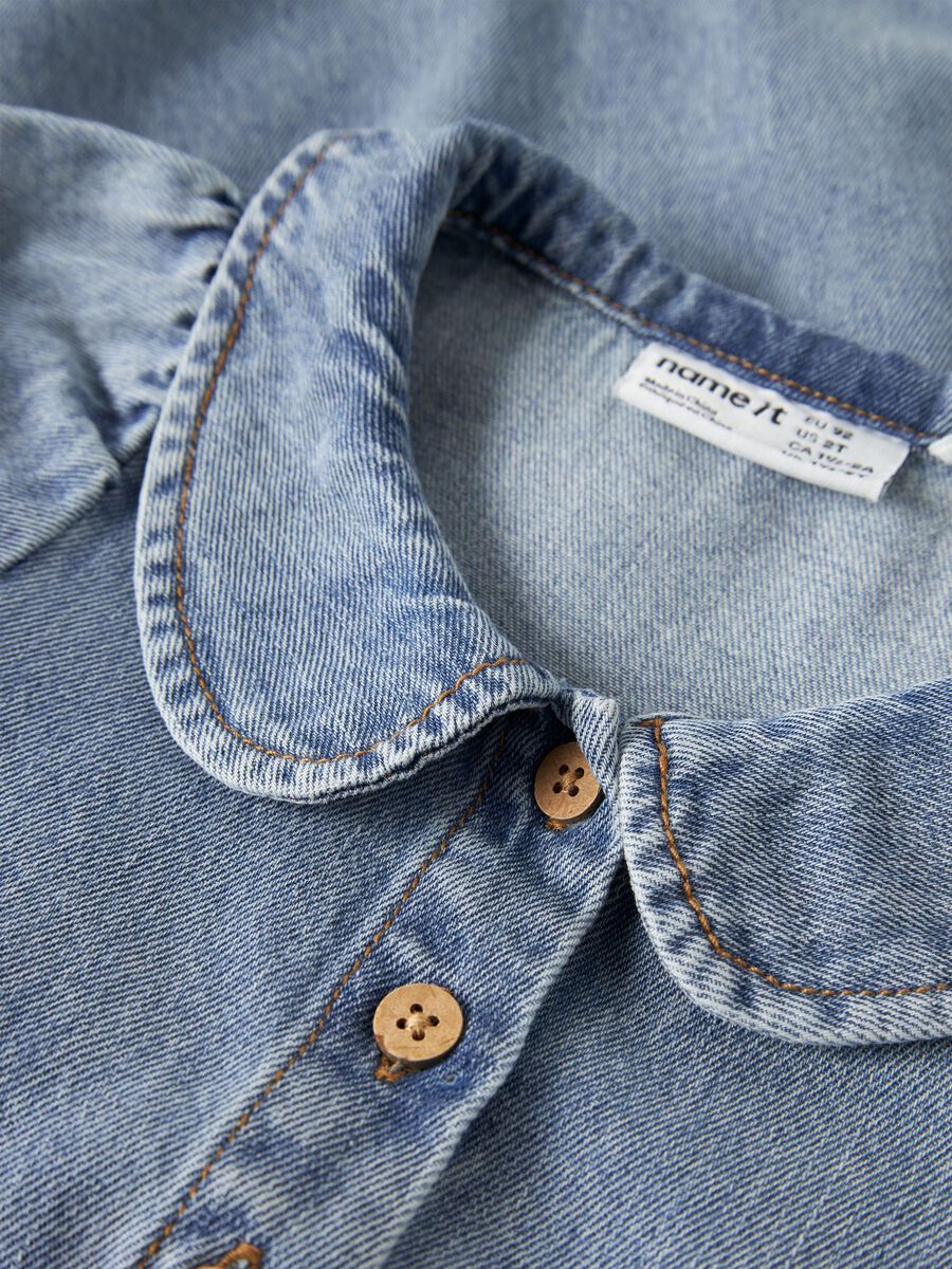 Product carousel image - LOOSE FIT DENIM DRESS, Medium Blue Denim | 2