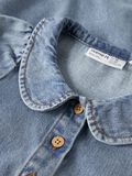 Product image thumbnail - LOOSE FIT DENIM DRESS, Medium Blue Denim | 3