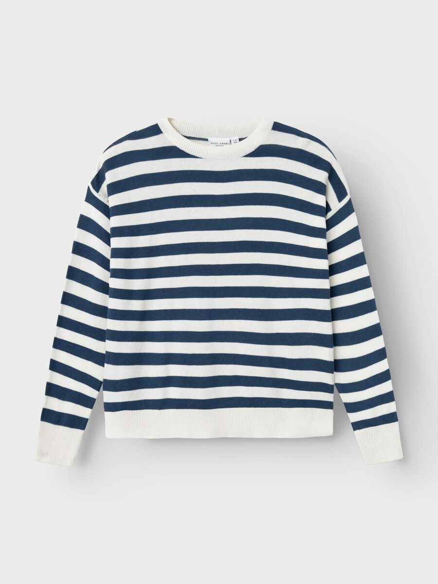 name it LOOSE FIT KNITTED PULLOVER, Dark Denim, highres - 13232236_DarkDenim_003.jpg
