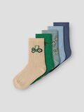 Product image thumbnail - 5 PACK SOCKS, Green Milieu | 1