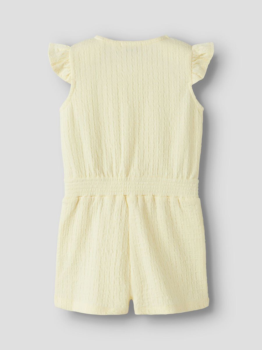 Product carousel image - BOW DETAIL PLAYSUIT, Pear Sorbet | 2