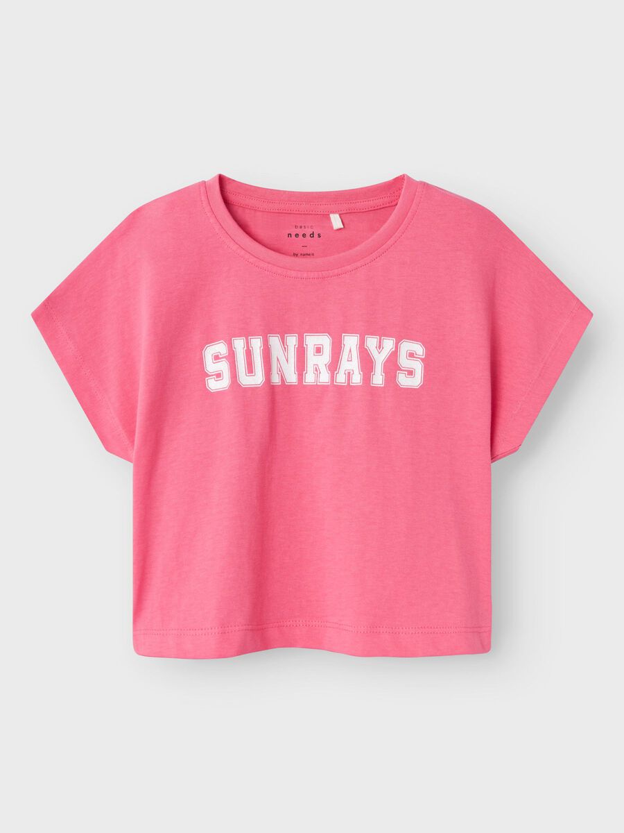 Carousel image - PRINTED CROP TOP, Camellia Rose | 1