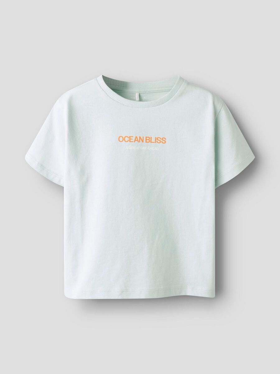 name it ORGANIC COTTON T-SHIRT, Glacier, highres - 13251782_Glacier_003.jpg