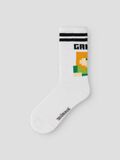Product image thumbnail 4 2 PACK MINECRAFT SOCKS, Bright White