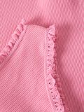 Product image thumbnail - ORGANIC COTTON ONE SHOULDER TOP, Pink Drink | 3