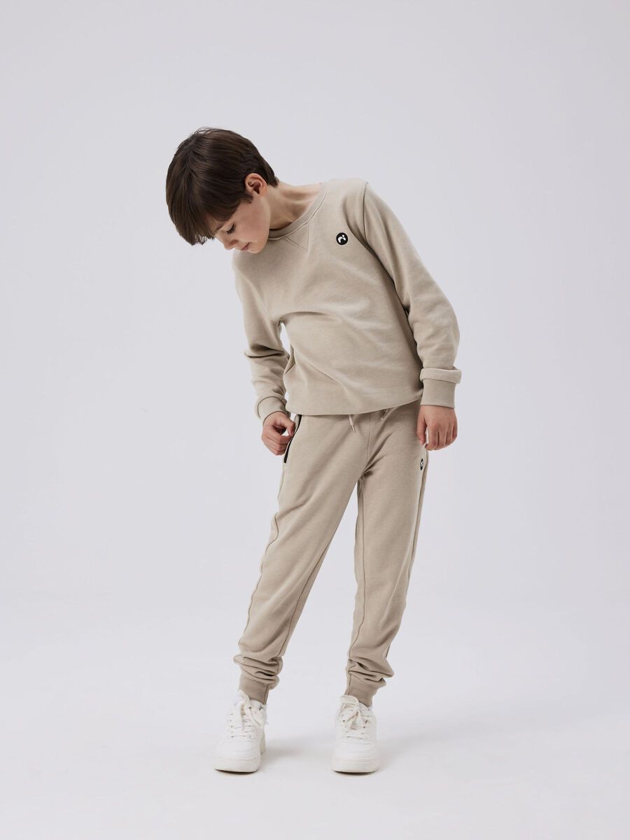 name it REGULAR FIT SWEATSHIRT, Pure Cashmere, highres - 13220321_PureCashmere_007.jpg