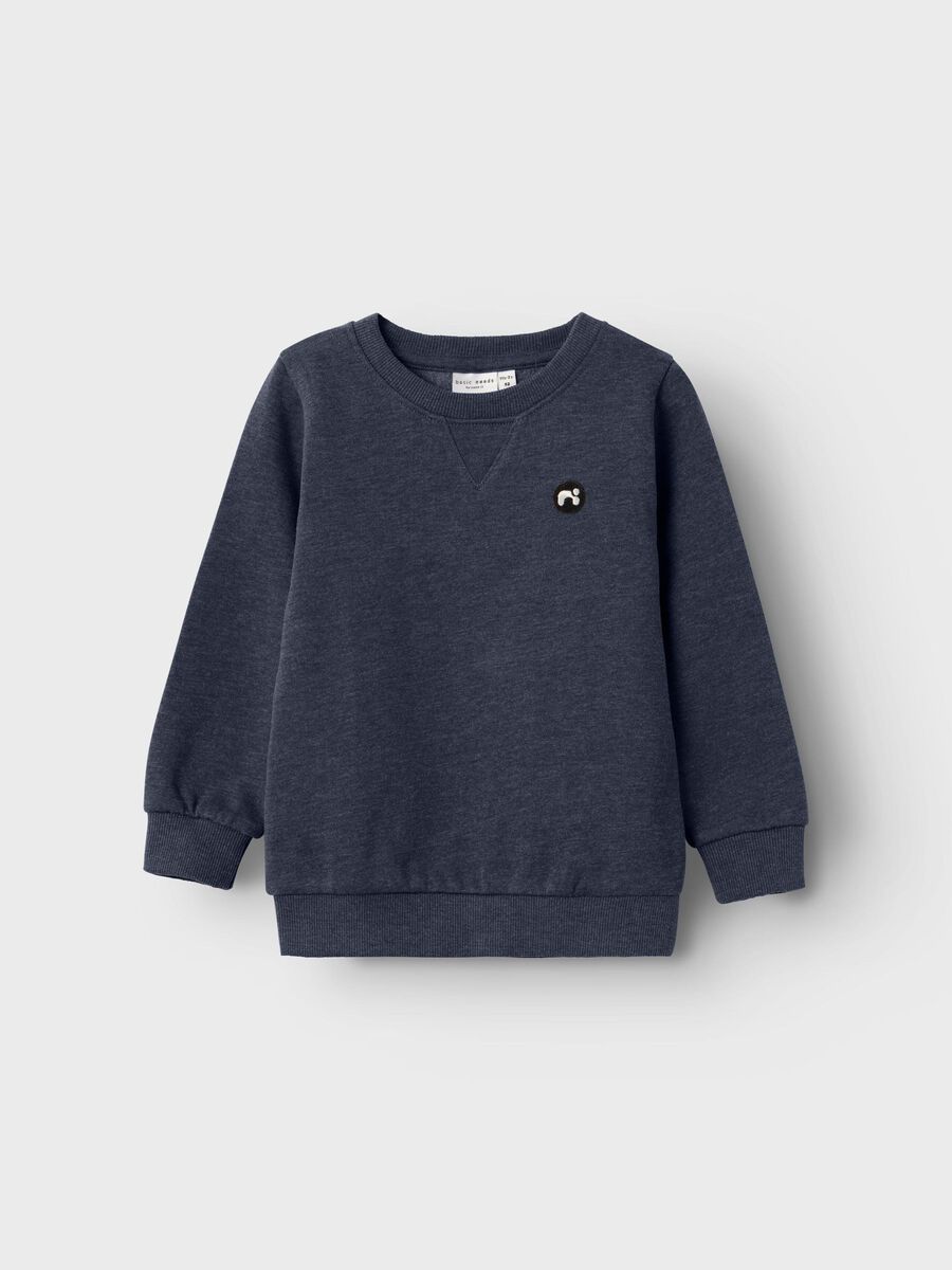 name it REGULAR FIT SWEATSHIRT, Dark Sapphire, highres - 13220379_DarkSapphire_003.jpg