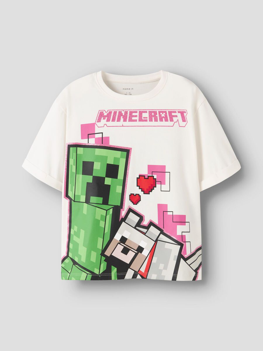 Product carousel image - MINECRAFT T-SHIRT, Cloud Dancer | 1