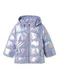 Product image thumbnail - SHINY PUFFER JACKET, Pastel Lilac | 7