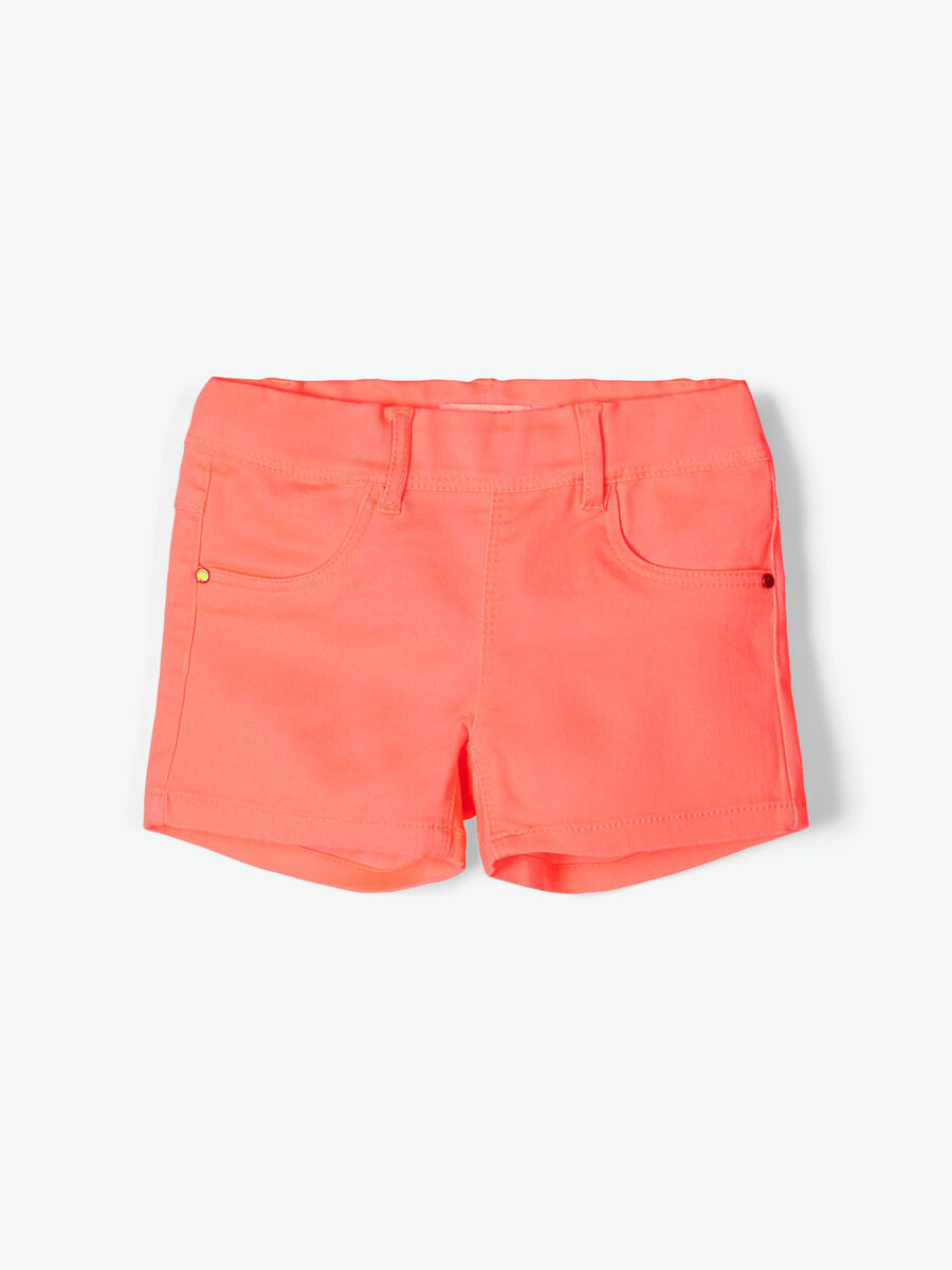 Name it TWILLVÆVEDE NEON SHORTS, Neon Coral, highres - 13176591_NeonCoral_003.jpg