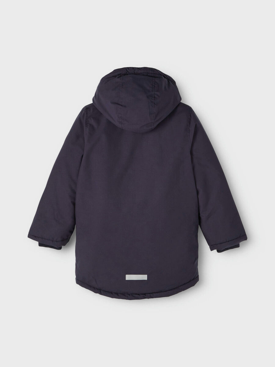 Carousel image - PADDED PARKA COAT, Dark Sapphire | 3