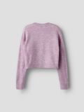 Product image thumbnail - REGULAR FIT KNITTED CARDIGAN, Mauve Mist | 2