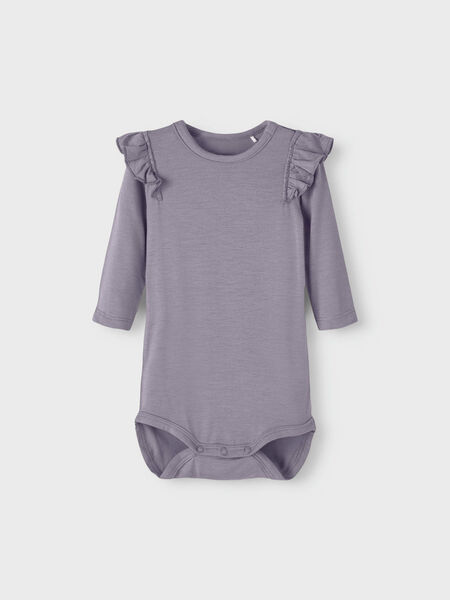 Name it LONG SLEEVED ROMPER, Lavender Gray, highres - 13219408_LavenderGray_003.jpg