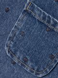 Product image thumbnail - DENIM SPENCER DRESS, Medium Blue Denim | 5