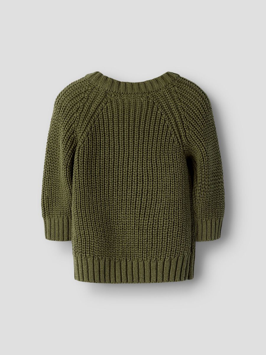 Product carousel image 2 LONG SLEEVED KNITTED TOP, Winter Moss