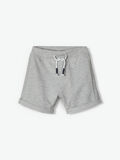 Name it LANGE BOMULDS SWEATSHORTS, Grey Melange, highres - 13174808_GreyMelange_003.jpg