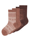 Name it 4ER-PACK MERINOWOLL SOCKEN, Cognac, highres - 13199414_Cognac_928988_001.jpg