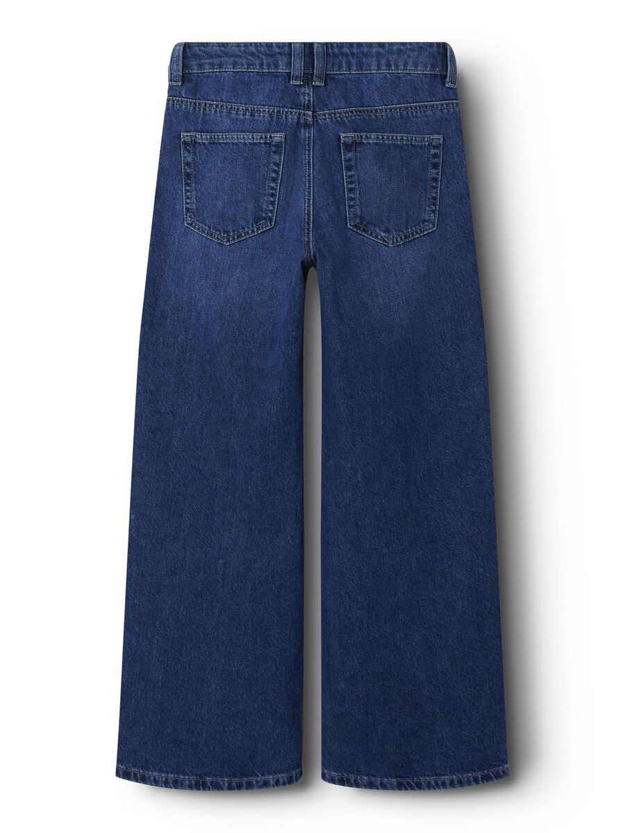 Carousel image 3 WIDE FIT JEANS, Medium Blue Denim