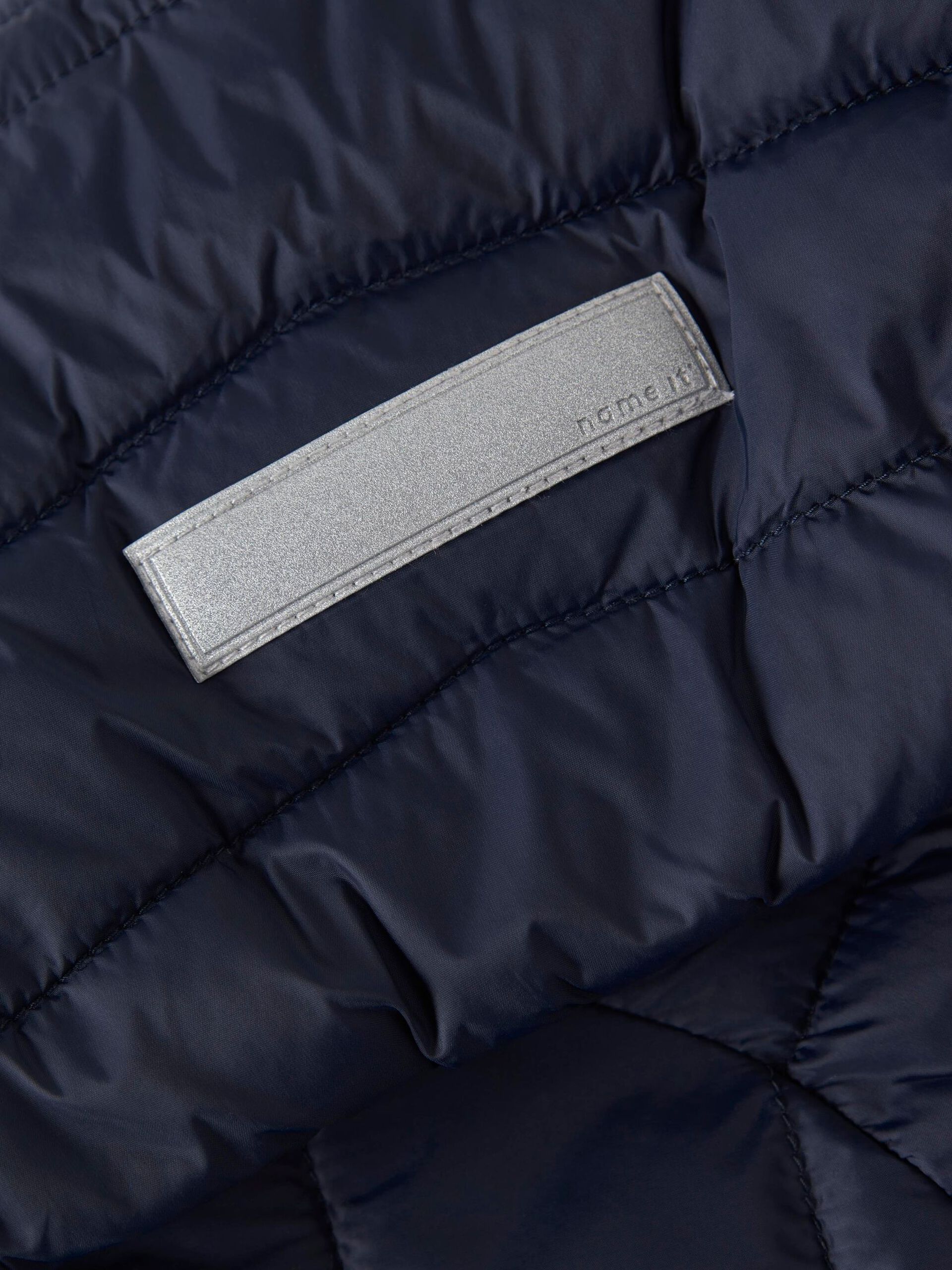 Carousel image - HOODED PUFFER JACKET, Dark Sapphire | 4
