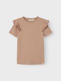 Product image thumbnail - SLIM FIT T-SHIRT, Mahogany Rose | 1