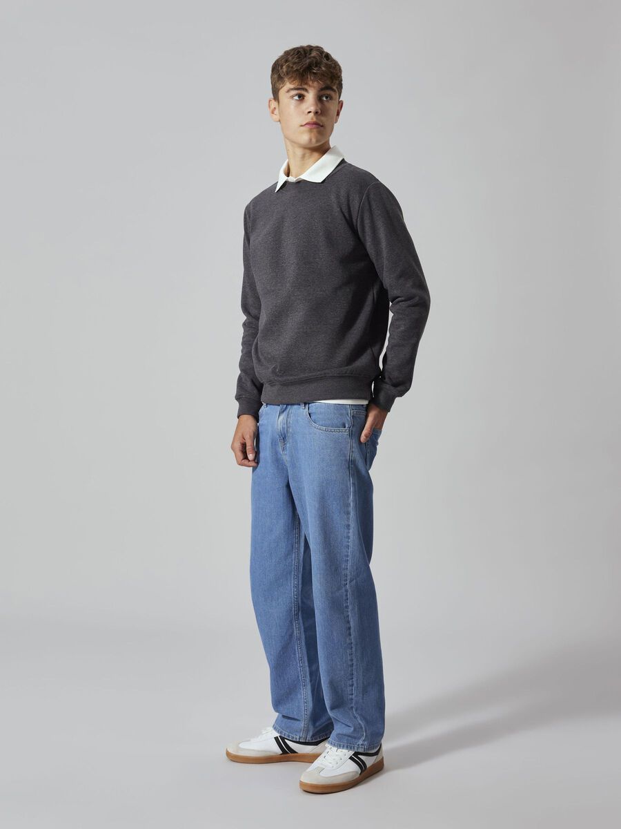 name it RELAXED FIT SWEATSHIRT, Dark Grey Melange, highres - 13234687_DarkGreyMelange_007.jpg