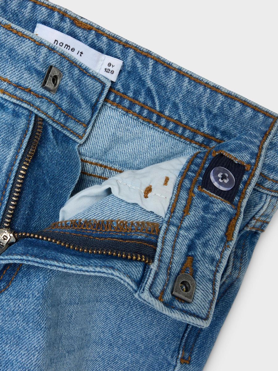 name it REGULAR FIT SHORTS, Light Blue Denim, highres - 13240777_LightBlueDenim_005.jpg