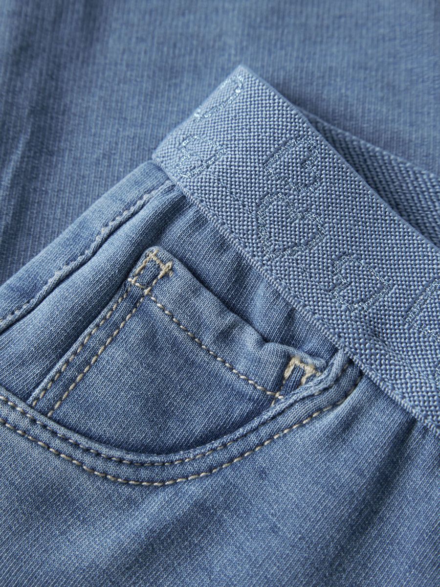 Carousel image - SLIM FIT SWEAT JEANS, Medium Blue Denim | 5