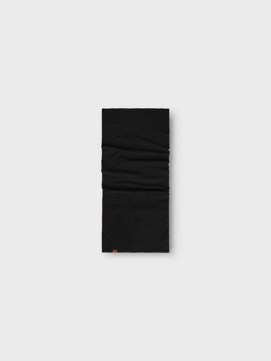 name it FLEECE TUBE SCARF, Black, highres - 13219169_Black_003.jpg