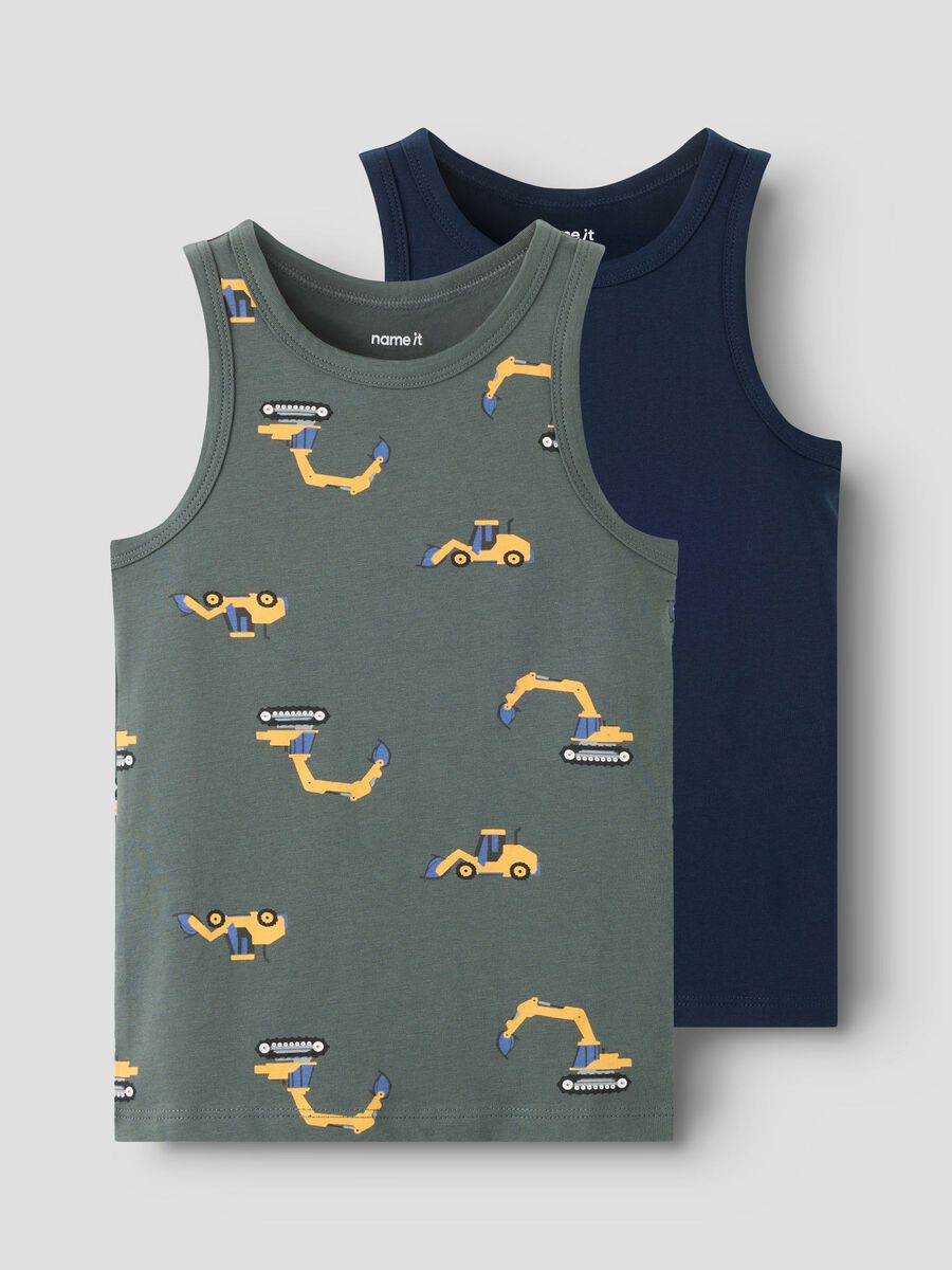 Product carousel image 1 2 PACK ORGANIC COTTON TANK TOP, Urban Chic