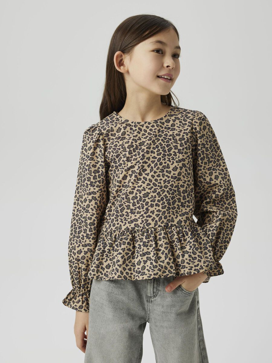 Name it REGULAR FIT LONG SLEEVED TOP, Bronze Brown, highres - 13241558_BronzeBrown_008.jpg