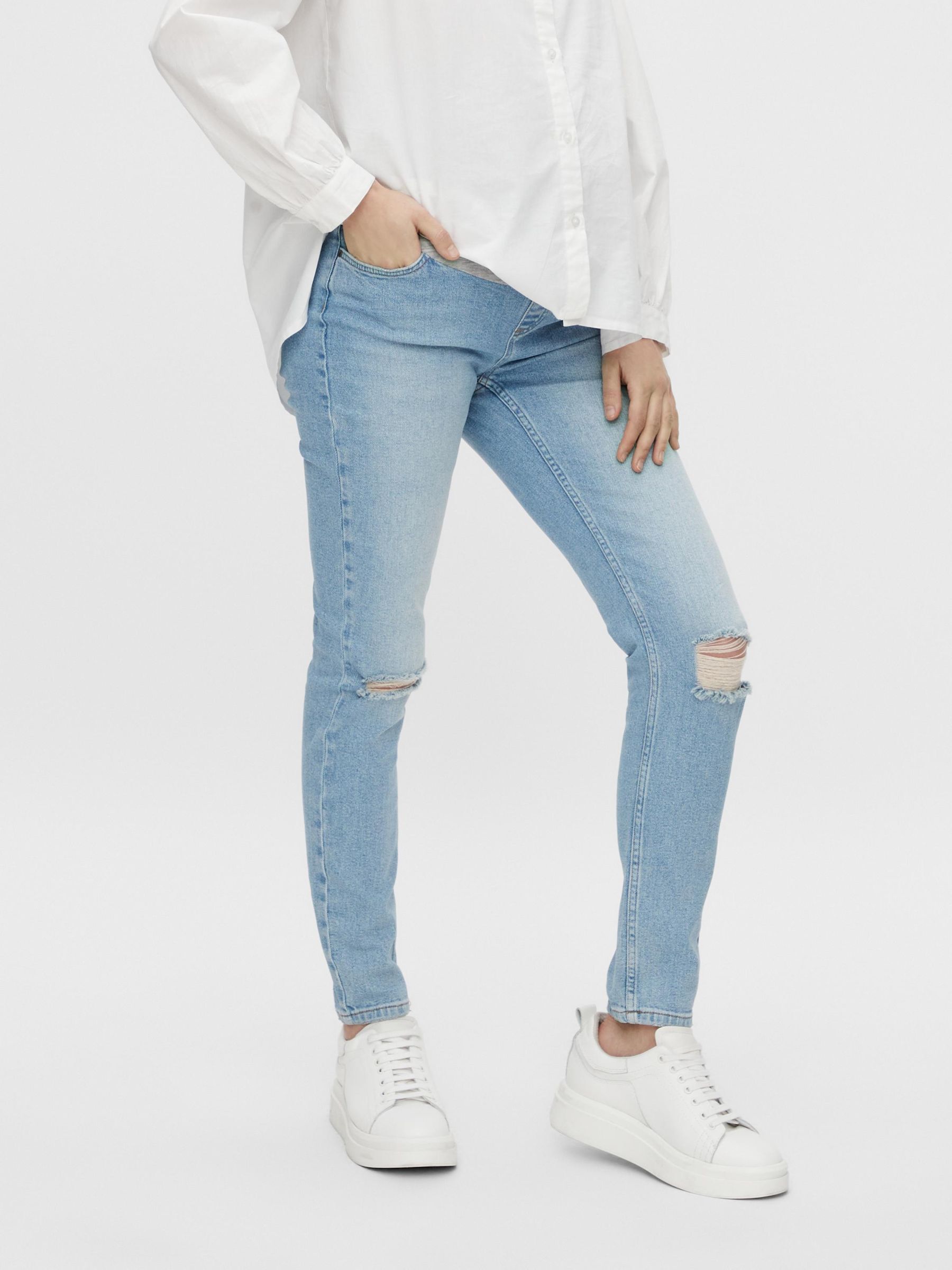 MLLUGA MATERNITY JEANS (Blue) from mama 
