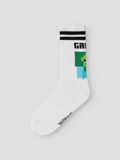Product image thumbnail 3 2 PACK MINECRAFT SOCKS, Bright White