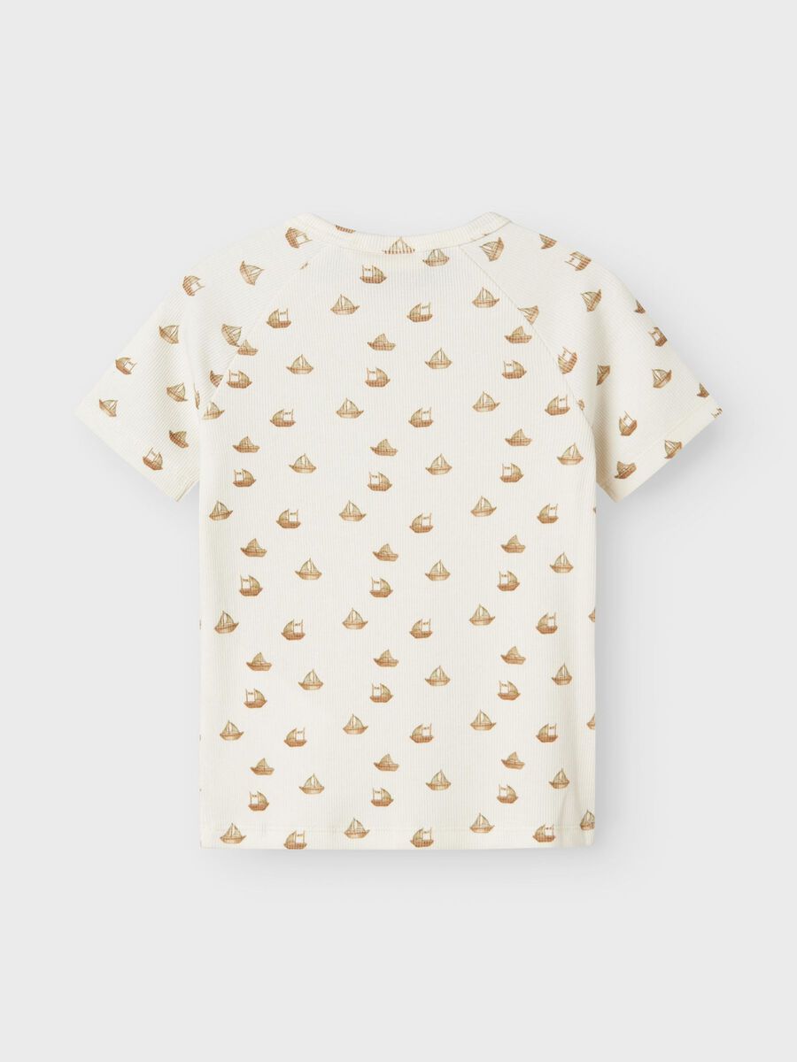 name it SLIM FIT TOP Z DŁUGIM RĘKAWEM, Coconut Milk, highres - 13243728_CoconutMilk_1187280_002.jpg