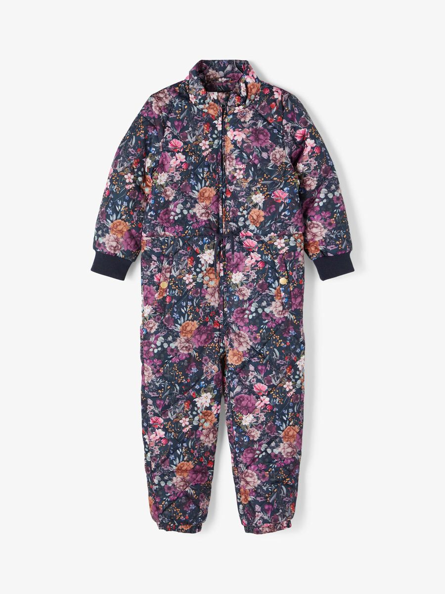 Name it IMPRIMÉ FLORAL MATELASSÉ PYJAMA SANS PIEDS, Dark Sapphire, highres - 13190912_DarkSapphire_003.jpg