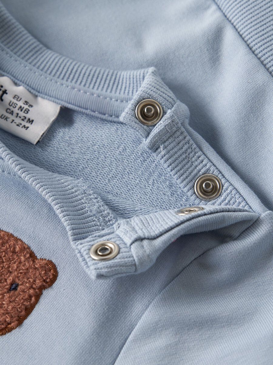 Carousel image - ORGANIC COTTON SWEATSHIRT, Blue Fog | 3