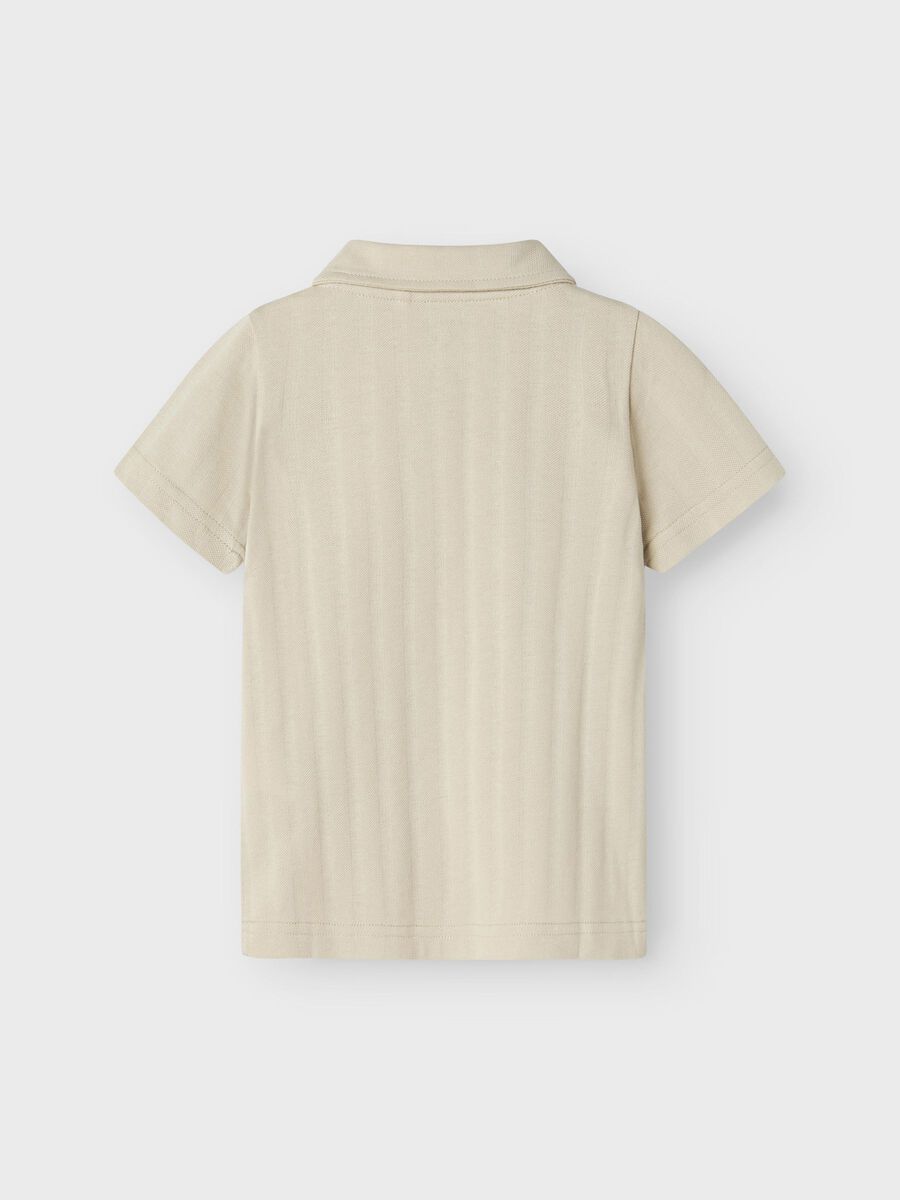 name it ORGANIC COTTON POLO SHIRT, Peyote, highres - 13241279_Peyote_002.jpg