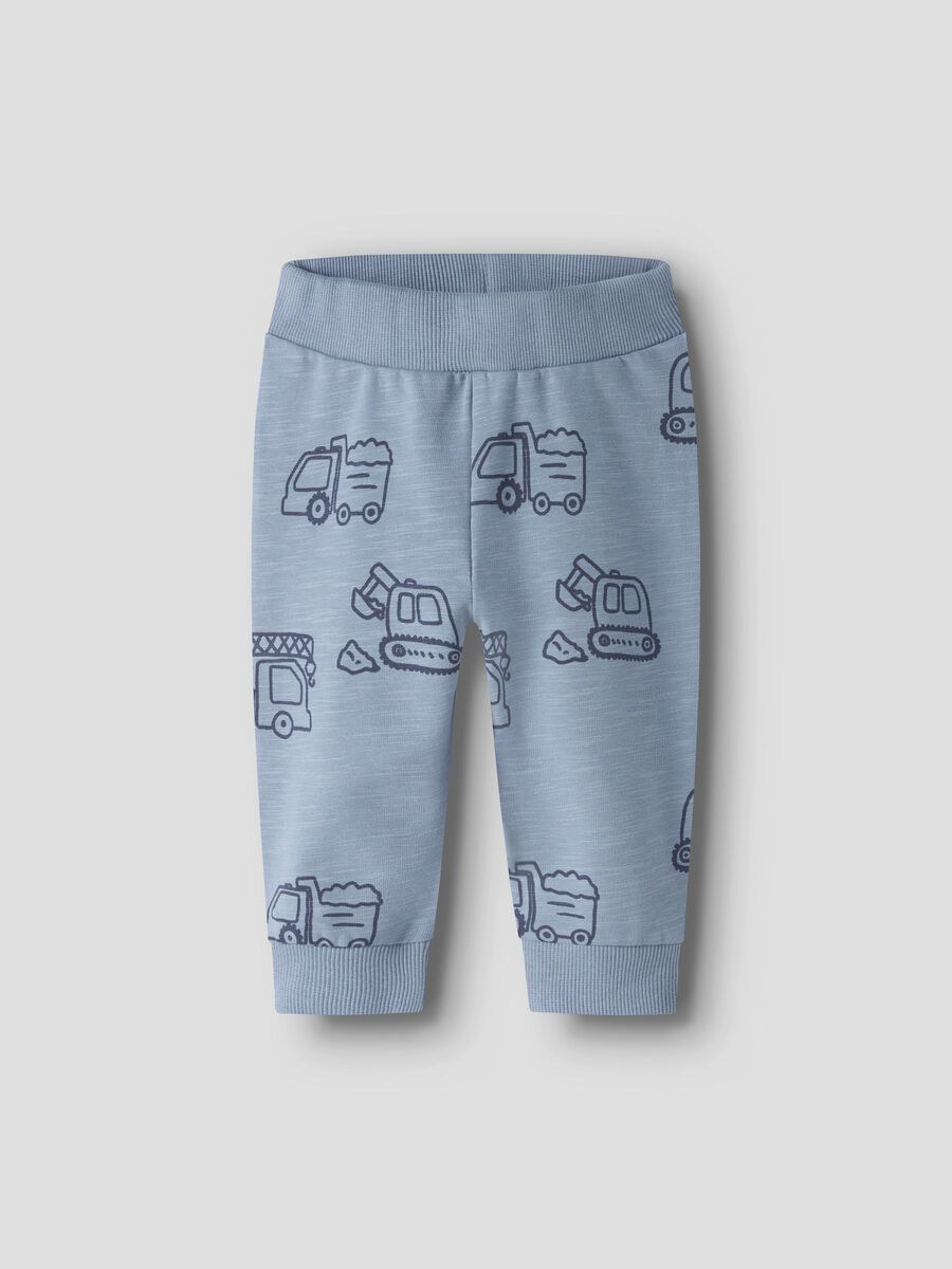 Product carousel image - ORGANIC COTTON SWEATPANTS, Ashley Blue | 2