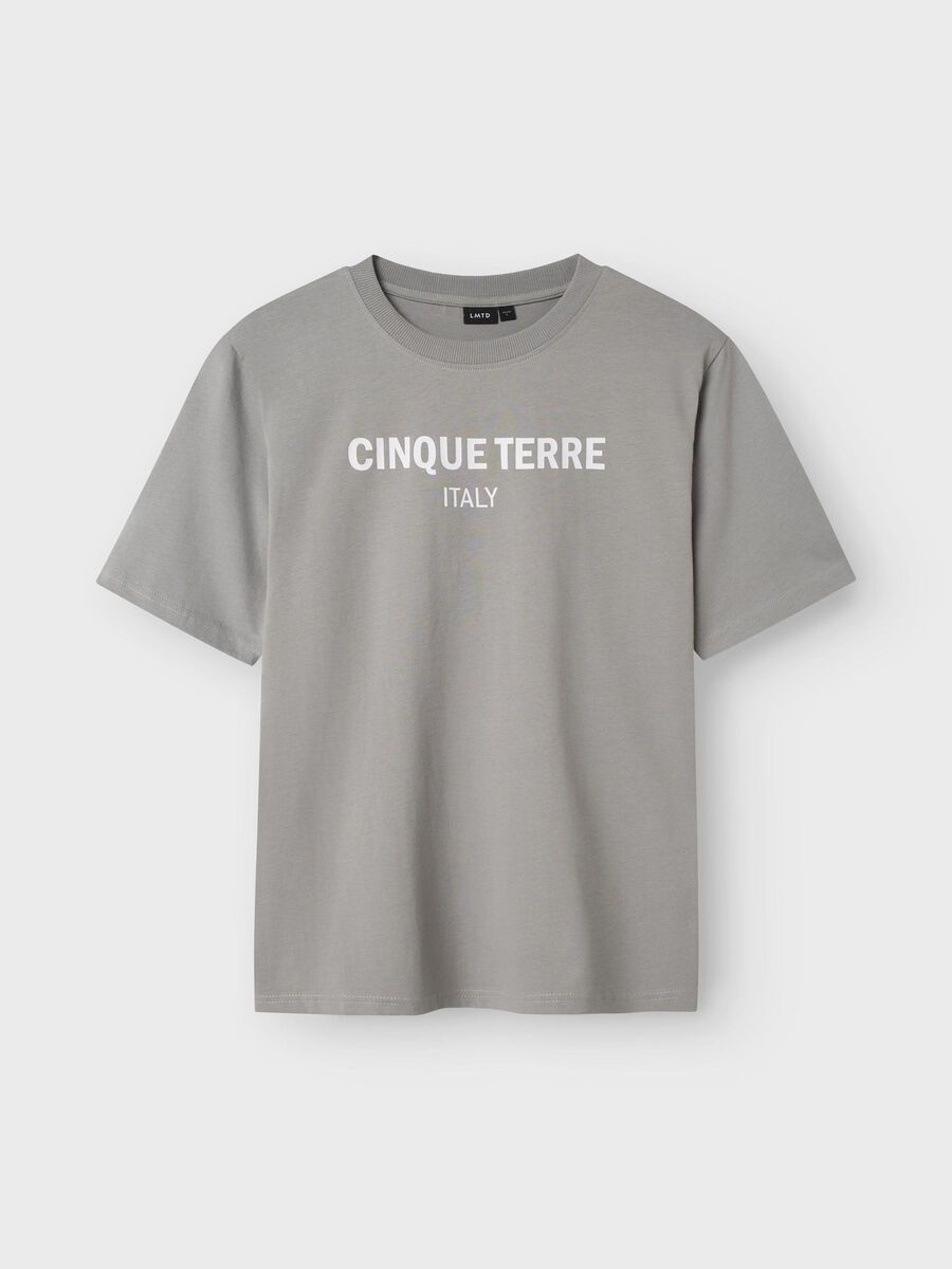 name it ORGANIC COTTON T-SHIRT, Sharkskin, highres - 13244165_Sharkskin_003.jpg